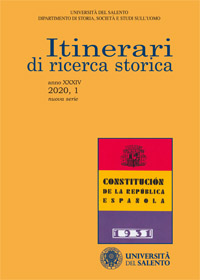 Itinerari di Ricerca Storica - Cover