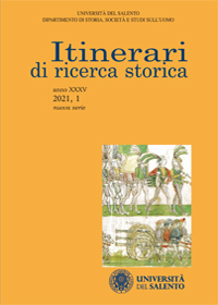 Itinerari di Ricerca Storica - Cover