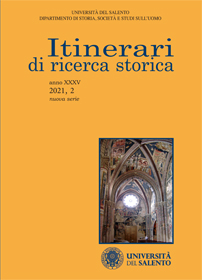 Itinerari di Ricerca Storica - Cover