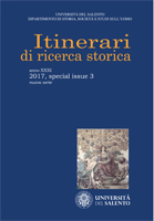 Itinerari di Ricerca Storica - Cover