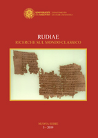 Rudiae. Ricerche sul mondo classico - Cover