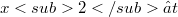 x<sub>2</sub> ≤ t